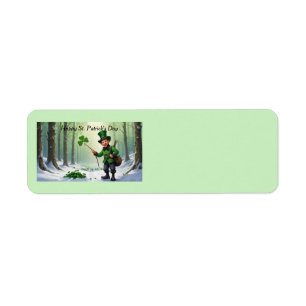 St. Patrick's Day  Return Address Label