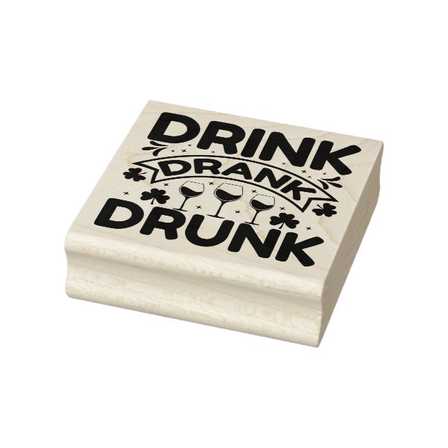 St Patrick's Day Rubber Stamp (Stamp)