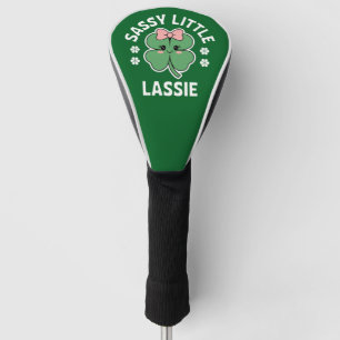 St Patricks Day Sassy Little Lassie Kids Girl Golf Head Cover