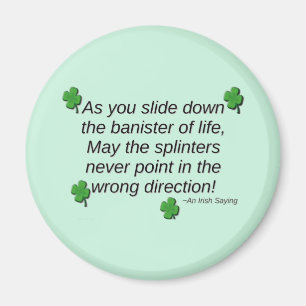 St. Patrick's Day Saying Magnet