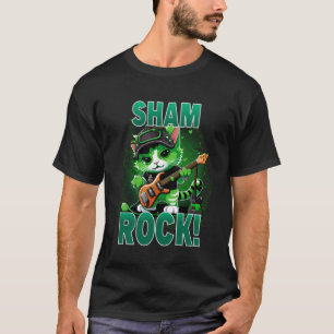 St Patricks Day  Sham Rock Cats St Paddys Rocker C T-Shirt
