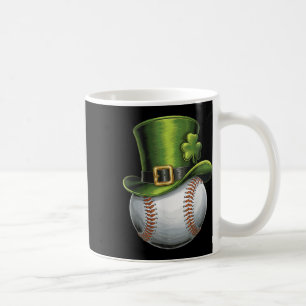 St Patricks Day Shamrock Baseball Leprechaun Men B Coffee Mug