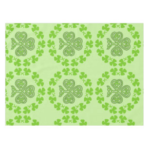 St. Patrick's Day Shamrock Green Tablecloth