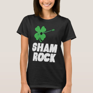St Patricks Day Shamrock Guitar Saint Pattys Boys  T-Shirt