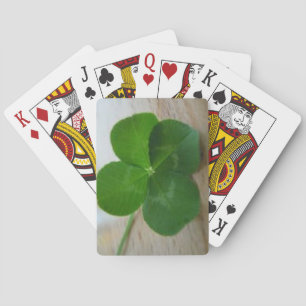ST. PATRICK'S DAY SHAMROCK PLAYING CARDS