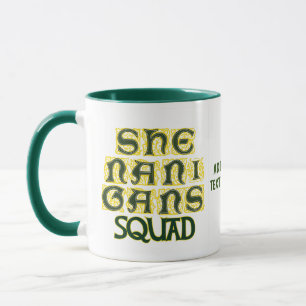 St Patrick's Day Shamrock Shenanigans Squad Mug