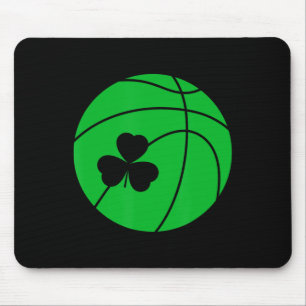 St Patricks Day Shamrock Sketll Irish  Mouse Pad