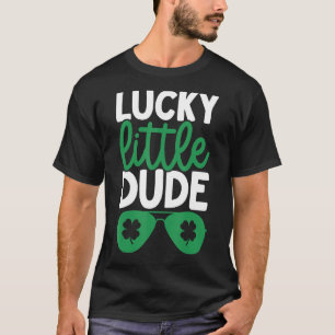 St Patrick's Day Shamrock Sunglasses Lucky Little T-Shirt
