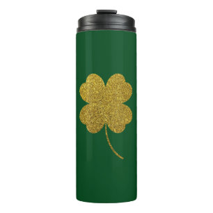 St. Patrick's Day Shamrock Thermal Tumbler