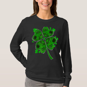 St Patricks Day Shamrock Video Gamer Controller Ir T-Shirt