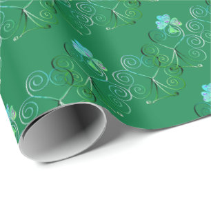  St. Patrick's Day Shamrock Wrapping Paper