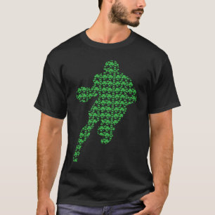 St Patrick's Day Shamrocks Basketball Player Irish T-Shirt