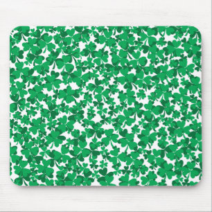 St Patrick's Day Shamrocks Mouse Pad
