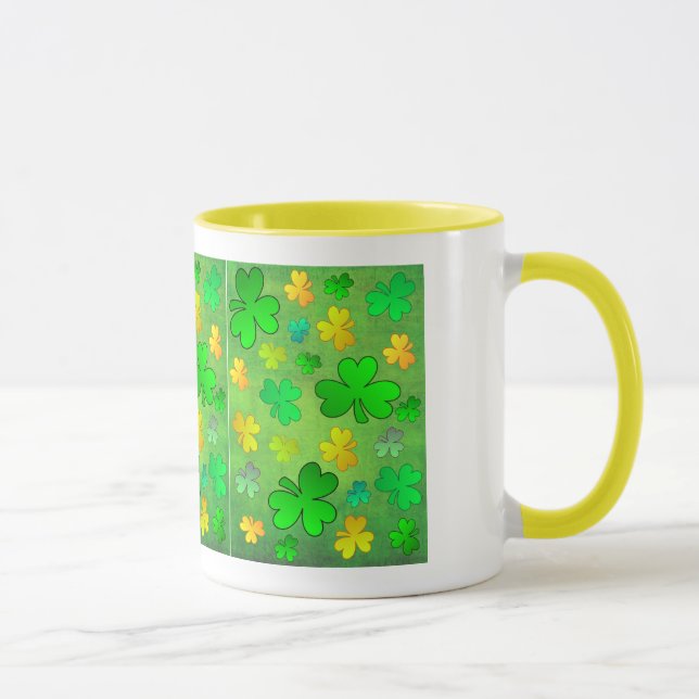 St. Patrick's Day Shamrocks Mug (Right)
