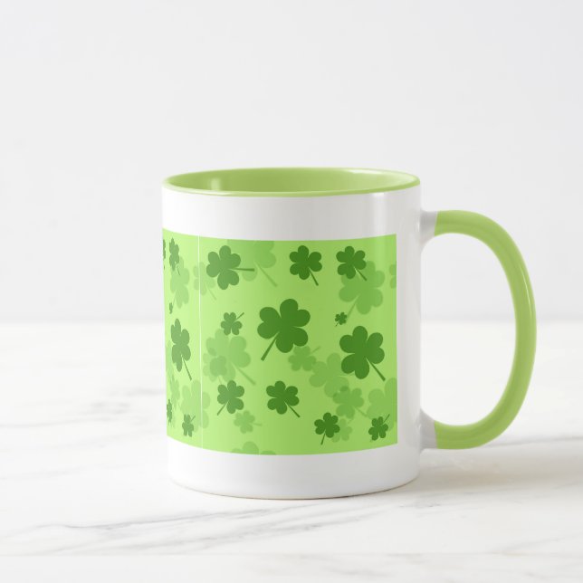 St. Patrick's Day Shamrocks Mug (Right)