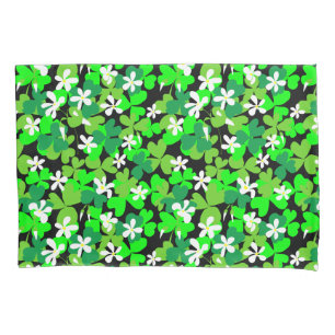 St Patrick's Day Shamrocks Pillowcase