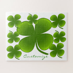 St Patrick's Day Shamrocks Thunder_Cove Jigsaw Puzzle
