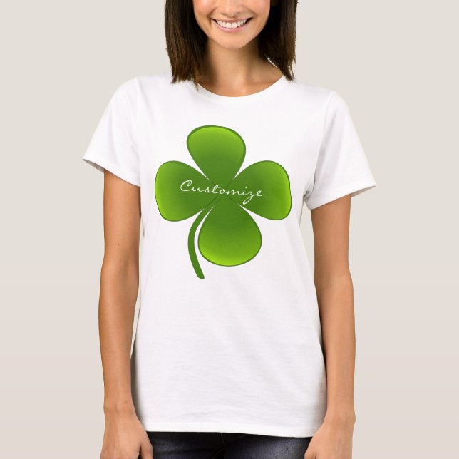 St Patrick's Day Shamrocks Thunder_Cove T-Shirt (Front)