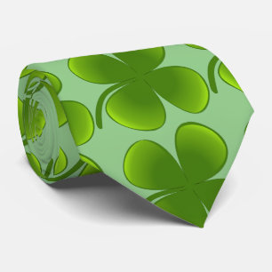 St Patrick's Day Shamrocks Thunder_Cove Tie