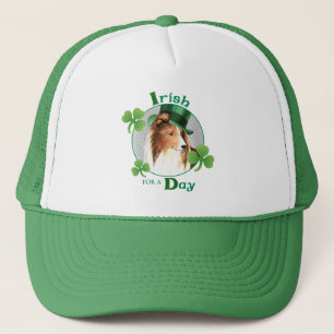 St. Patrick's Day Sheltie Trucker Hat