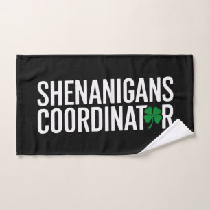 St. Patrick's Day Shenanigan Coordinator Hand Towel