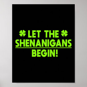 St Patricks Day Shenanigans  Poster