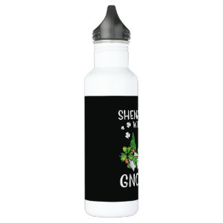 St Patricks Day Shenanigans with Gnomies Gnome 710 Ml Water Bottle
