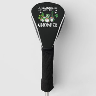 St Patricks Day Shenanigans with Gnomies Gnome Golf Head Cover