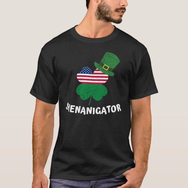 St. Patrick's Day Shenanigator T-Shirt (Front)