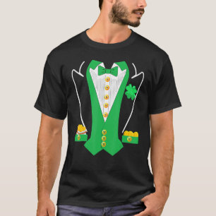 St Patricks Day Shirt Irish Tuxedo Childs Leprecha