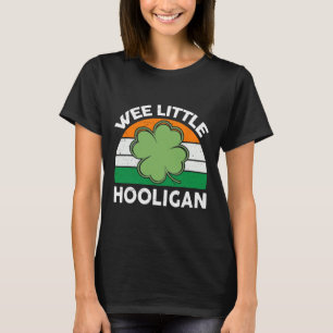 St Patricks Day Shirt Wee Little Hooligan Funny Bo