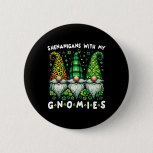 St Patricks Day Shirt Women - Shenanigans With My 6 Cm Round Badge