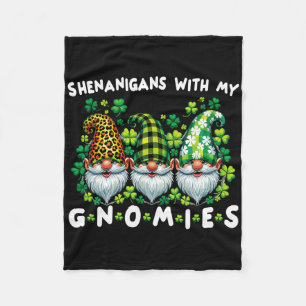 St Patricks Day Shirt Women - Shenanigans With My Fleece Blanket
