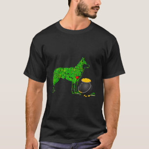 St. Patricks Day Siberian Husky T-Shirt Dog Shamro