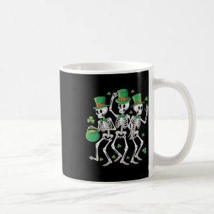 St Patrick's Day Skeleton Dancing Skeletons Party Coffee Mug