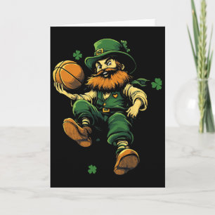 St Patricks Day Sketll Player Card