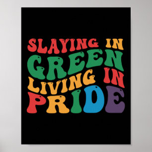 St. Patrick's Day Slaying In Green Poster