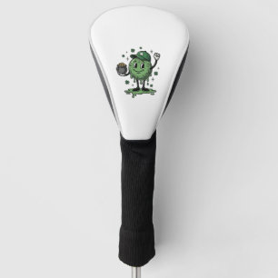 St Patricks Day Slime Mascot Vintage Vector Shirt_ Golf Head Cover