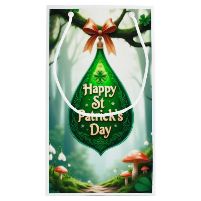 St. Patrick's Day  Small Gift Bag (Back)