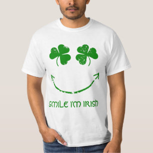 St Patrick's Day Smile I'm Irish humour T-Shirt