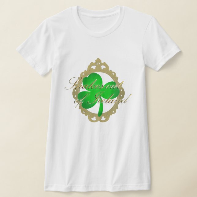 St Patrick's Day Snakes out of ireland T-Shirt (Laydown)