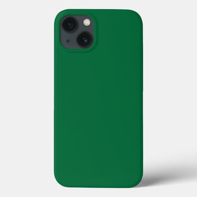 St. Patrick's day, solid green, plain green  Case-Mate iPhone Case (Back)