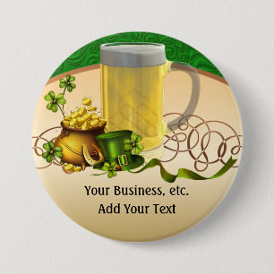 St. Patrick's Day - SRF 7.5 Cm Round Badge