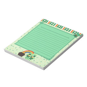 St. Patrick's Day Stationery Notepad