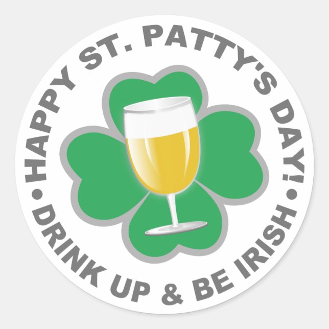 St. Patrick's Day stickers (Front)