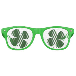 St. Patrick's Day Sunglasses - Four Leaf Clover