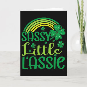 St Patricks Day Sy Little Lie Funny Card