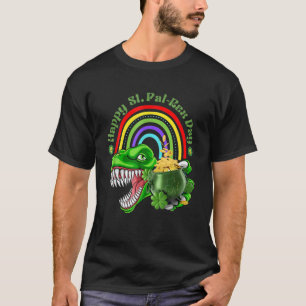 St. PATRICKS DAY T REX HAPPY ST PAREX DAY DINOSAUR T-Shirt