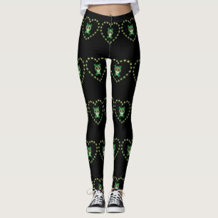 St. Patrick's Day Teddy Bear Leggings