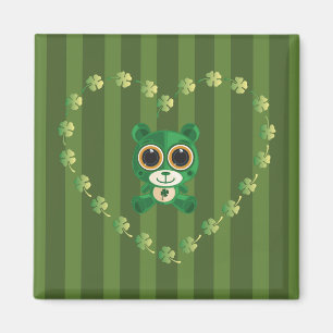 St. Patrick's Day Teddy Bear Magnet